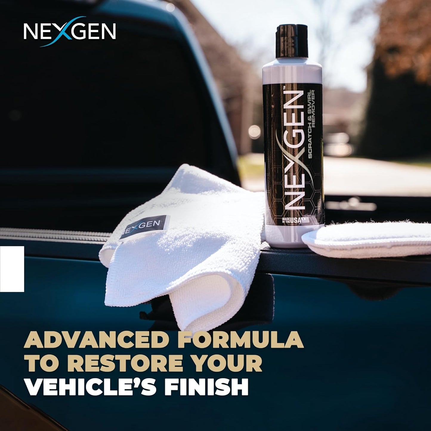 Scratch & Swirl Remover (8Oz) - Restore Shine & Depth to Your Vehicle’S Surface - Fast Acting Ceramic Coating - On-The-Go Car Detailing - Car Cleaning Supplies - Safe on All Paints & Colors