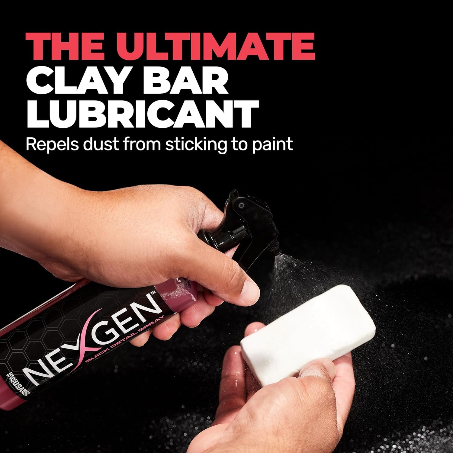 Quick Detail Spray (16Oz) - Ultimate Spot Cleaner & Ceramic Coating Maintenance - Instant Car Detailing for Freshly Waxed Shine - Car Cleaning Supplies - Protects & Extends Paint Lifespan