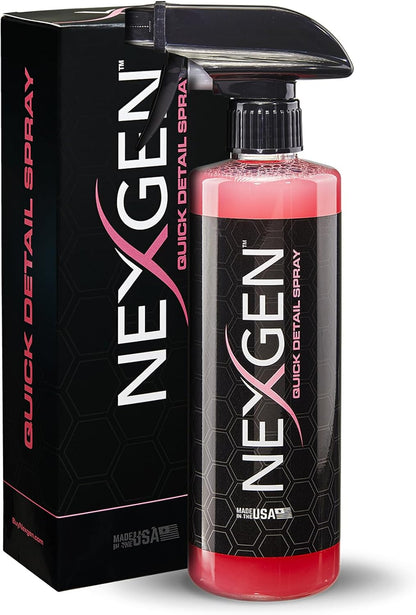 Quick Detail Spray (16Oz) - Ultimate Spot Cleaner & Ceramic Coating Maintenance - Instant Car Detailing for Freshly Waxed Shine - Car Cleaning Supplies - Protects & Extends Paint Lifespan