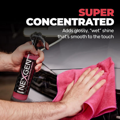 Quick Detail Spray (16Oz) - Ultimate Spot Cleaner & Ceramic Coating Maintenance - Instant Car Detailing for Freshly Waxed Shine - Car Cleaning Supplies - Protects & Extends Paint Lifespan