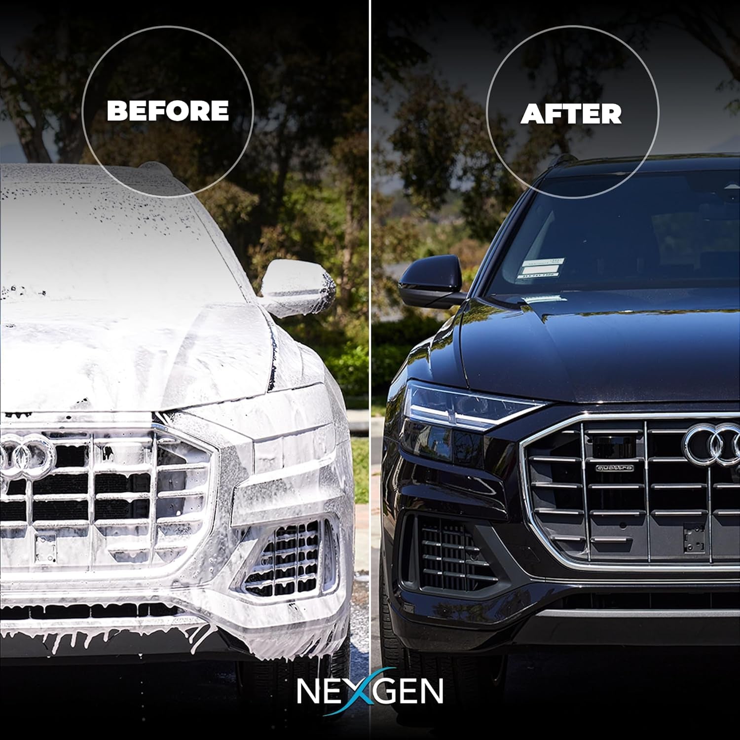 High Foam Car Wash (8Oz) - Professional-Grade, Ph-Balanced Car Soap for Spotless Shine - On-The-Go Car Detailing - Car Cleaning Supplies - Safe for Coated, Waxed & Sealed Finishes