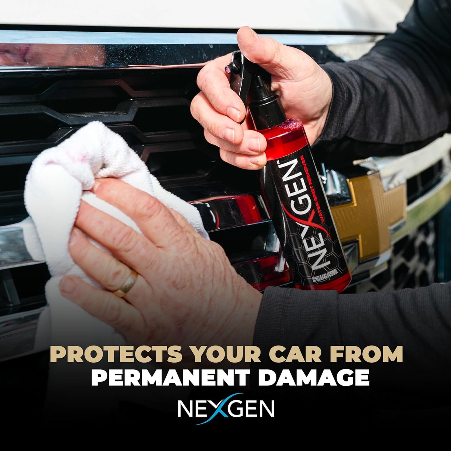 Water Spot Remover (8Oz) - Fast-Acting Spray for Hard Water Stains - Smooth & Spot-Free Finish - On-The-Go Car Detailing - Car Cleaning Supplies - Safe for Paint, Metal, & Glass