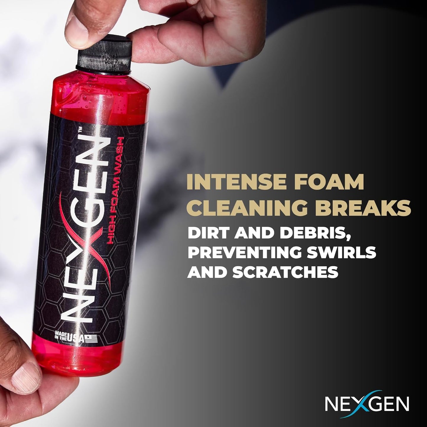 High Foam Car Wash (8Oz) - Professional-Grade, Ph-Balanced Car Soap for Spotless Shine - On-The-Go Car Detailing - Car Cleaning Supplies - Safe for Coated, Waxed & Sealed Finishes