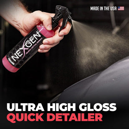 Quick Detail Spray (16Oz) - Ultimate Spot Cleaner & Ceramic Coating Maintenance - Instant Car Detailing for Freshly Waxed Shine - Car Cleaning Supplies - Protects & Extends Paint Lifespan
